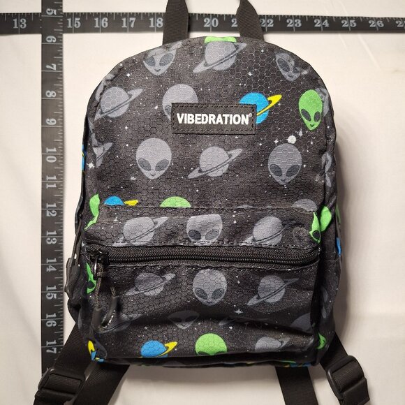 Vibedration Hydration Backpack w/o bladder -turquoise/orange pattern - Used Vibedration Hydration Backpack w/o bladder - Desert Digital  main image 4